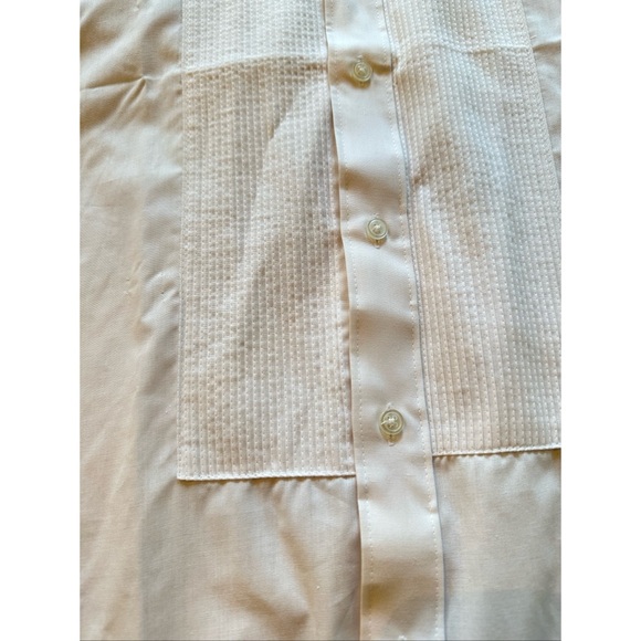 Albert Nipon Men’s Fit Wing Collar Front Pleat Formal Dress Shirt, XL, 17-17.5 - Picture 8 of 12